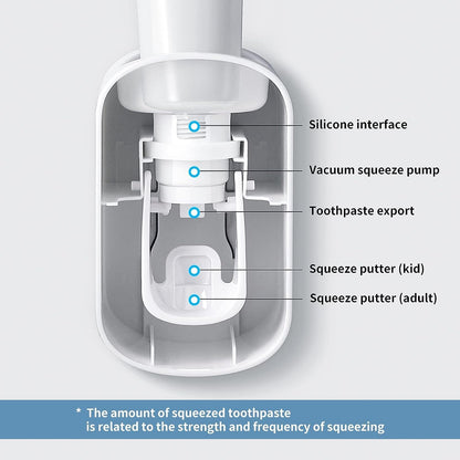Wall Mounted Toothpaste Dispenser