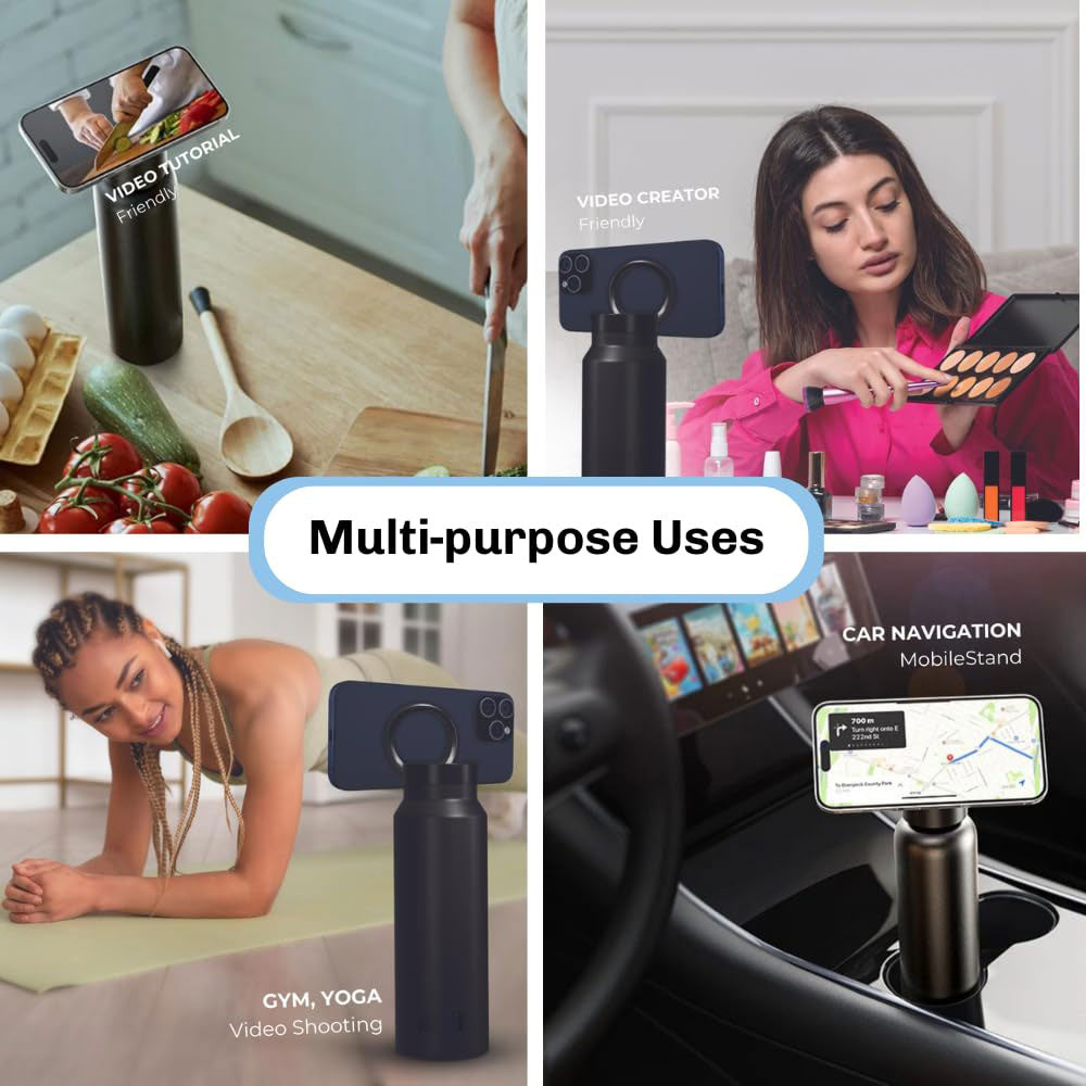 2-in-1 MagSafe Water Bottle and Phone Mount