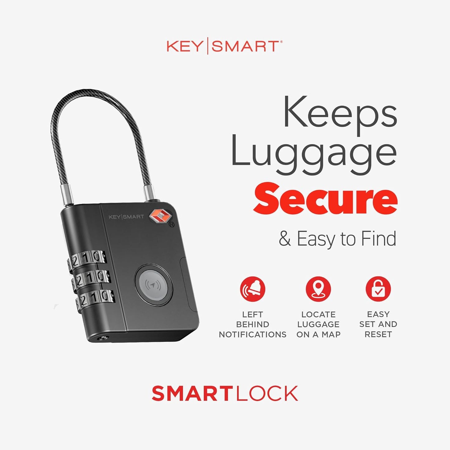 TSA Lock for Anti-lost Luggage Backpack With iOS Location Tracker