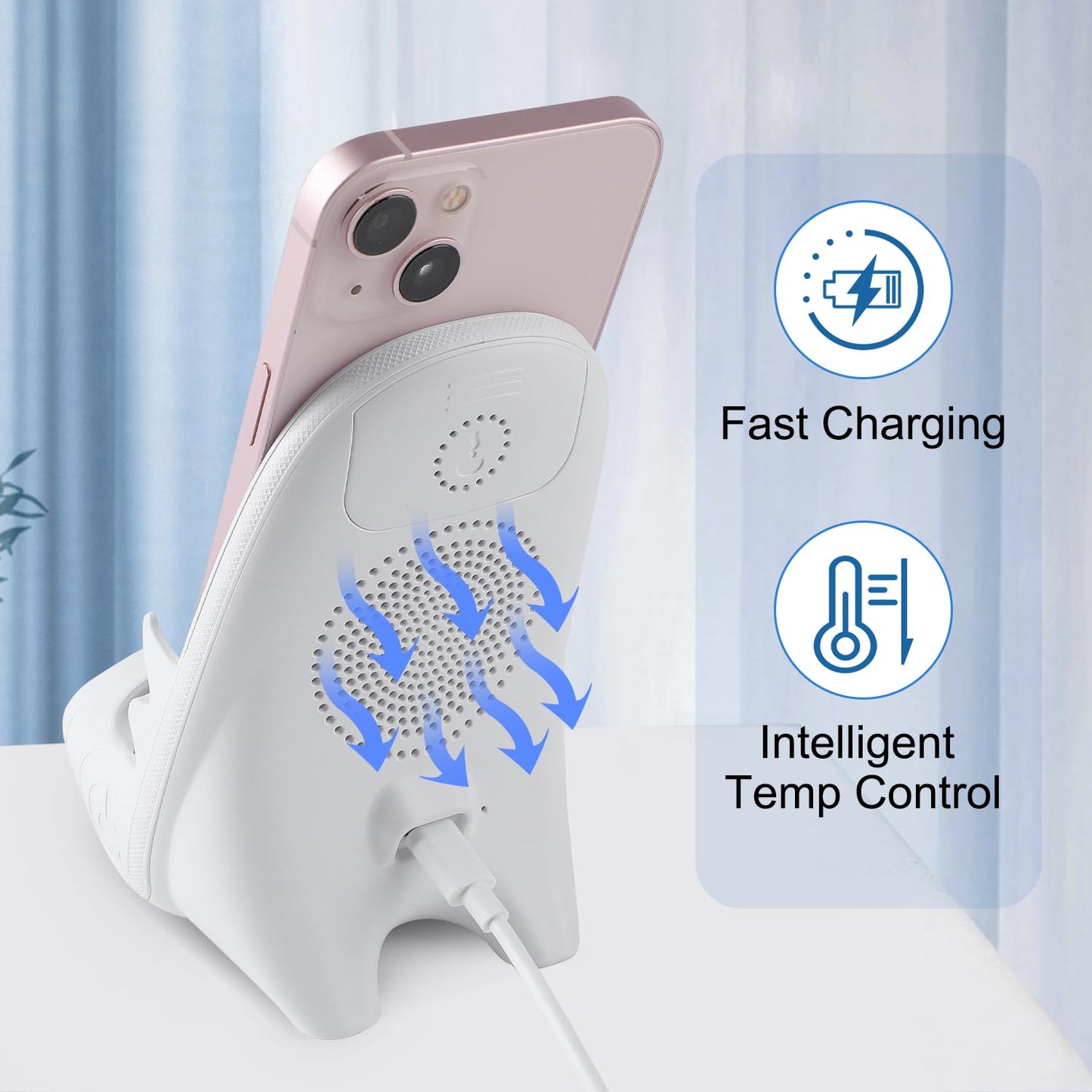 Mini Chair Wireless Fast Charger With Speaker