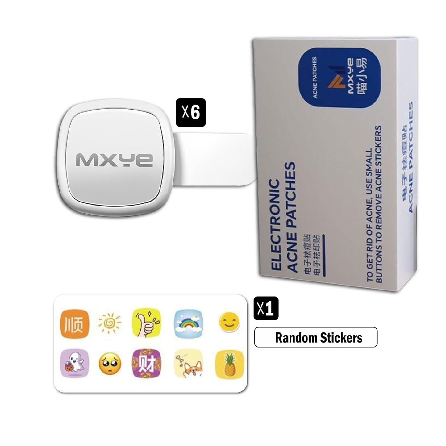 LED Light Therapy Acne Patches (Pack of 6)