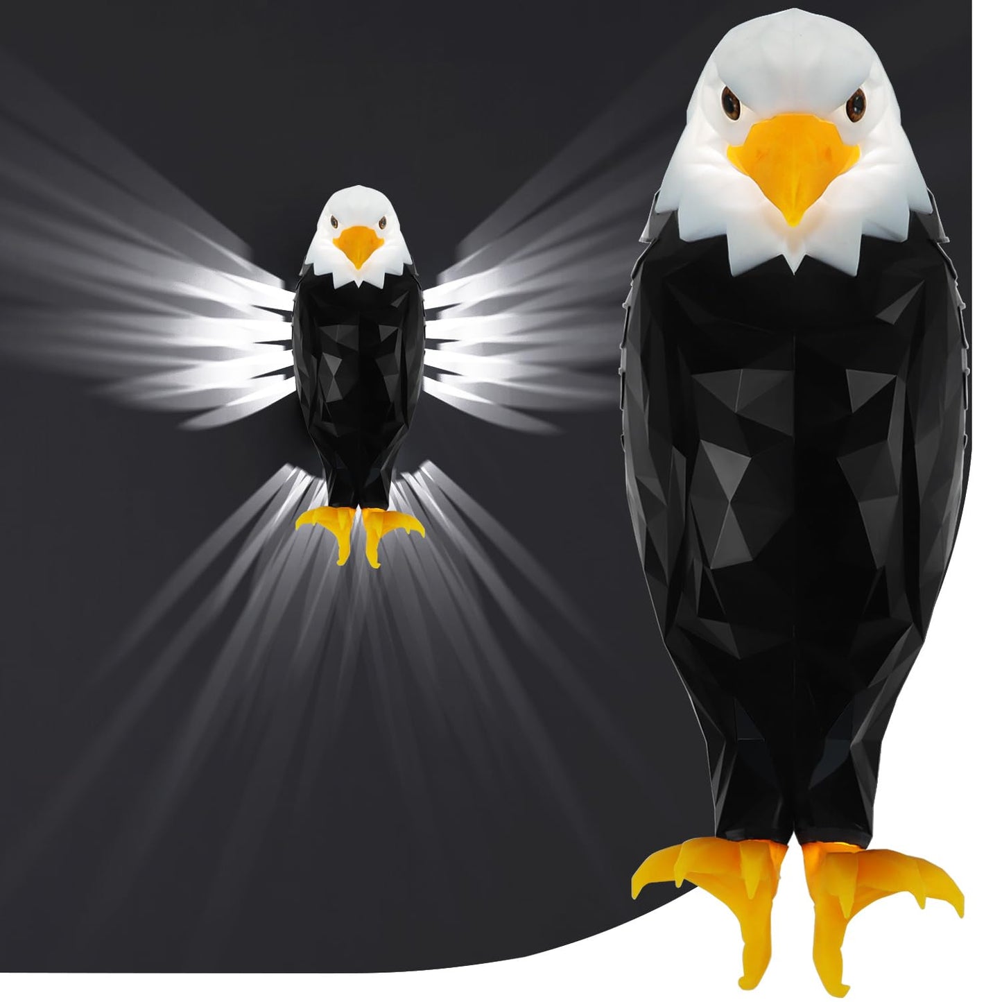 Eagle Magnetic Wall Night Light with Remote Control