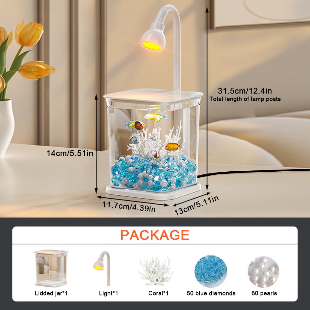 Mini Desktop Decorative Fish Tank