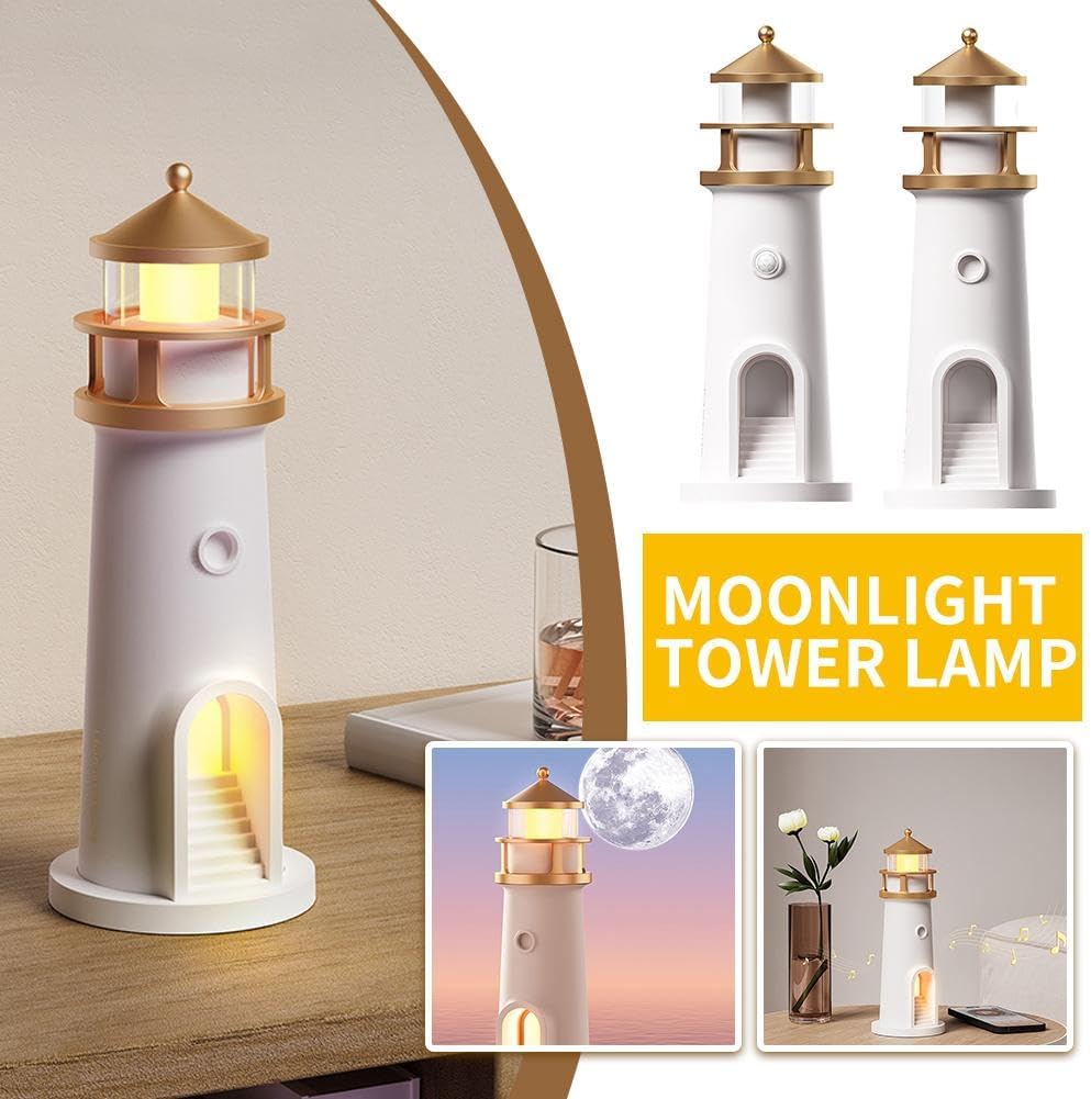 Lighthouse Projection Lamp With Bluetooth Speaker