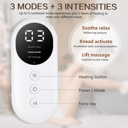 Air Compression Heat Leg Massager (Pack Of 2)