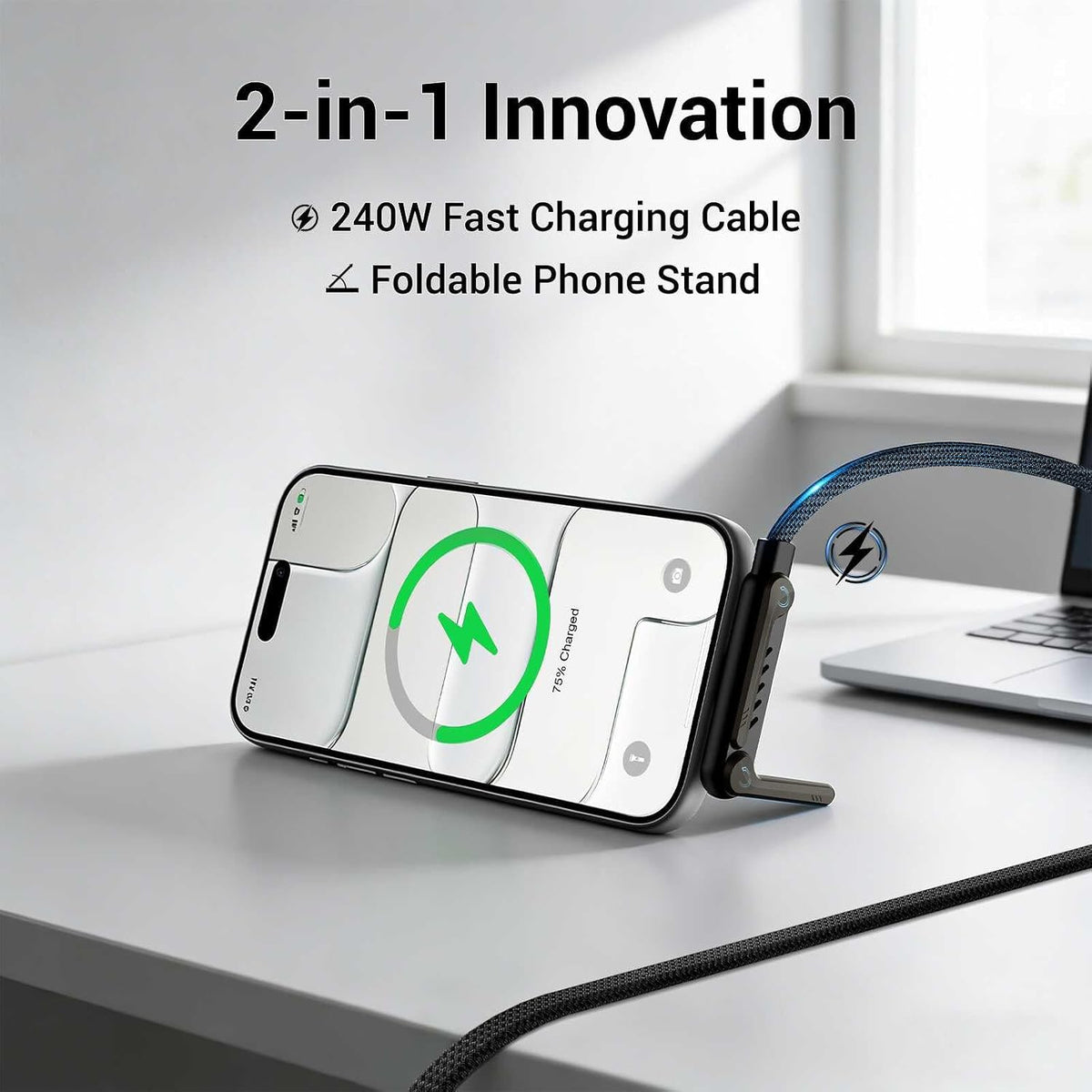 Folding Stand Charging Cable
