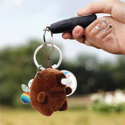 PupTales™  Capybara Plush Keychain Toy