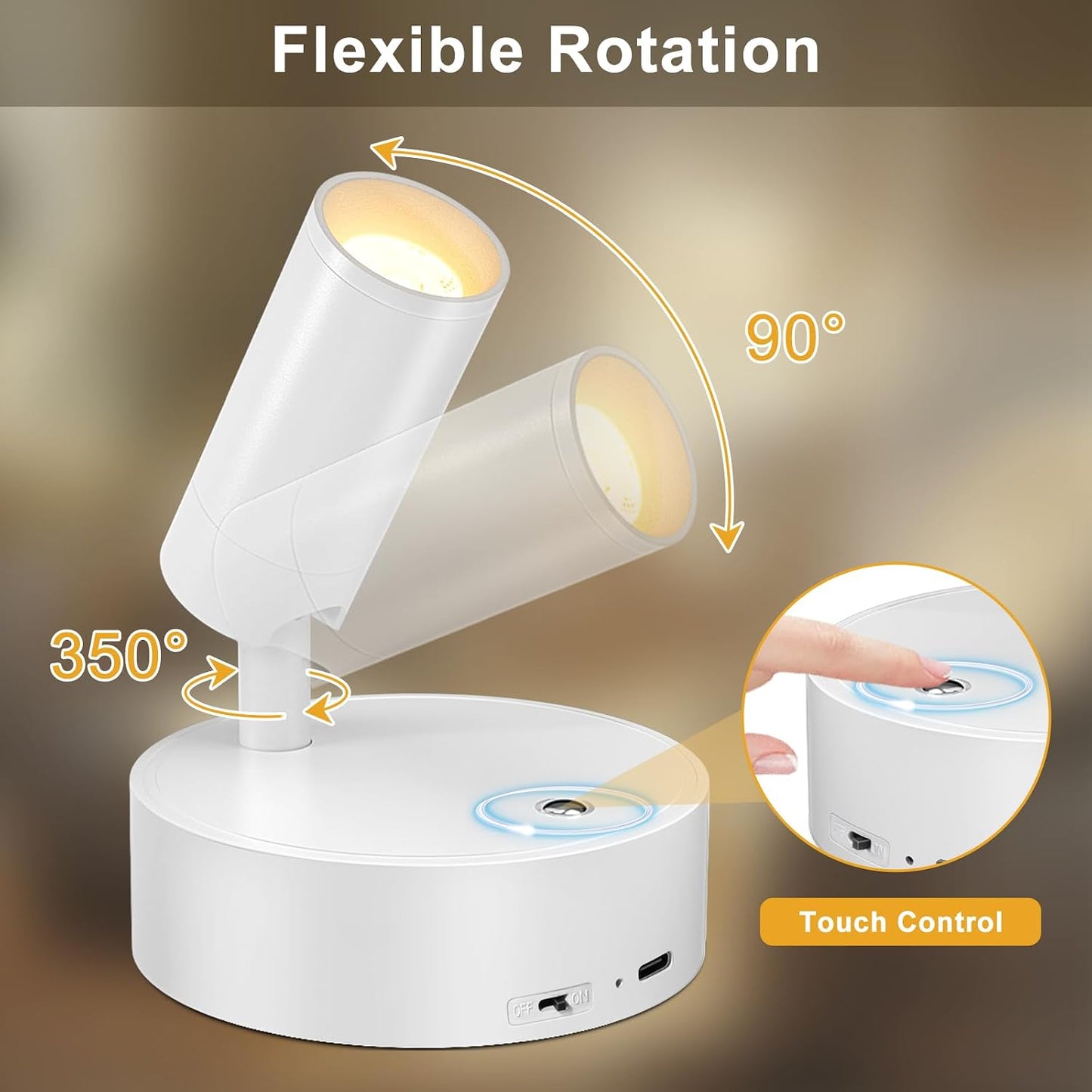 Magnetic Suction Spotlight Lamp