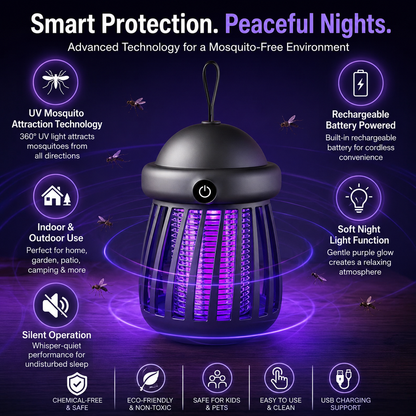 USB Rechargeable Mosquito killer Lamp