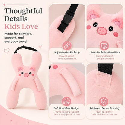 Car Head & Neck Pillow For Children