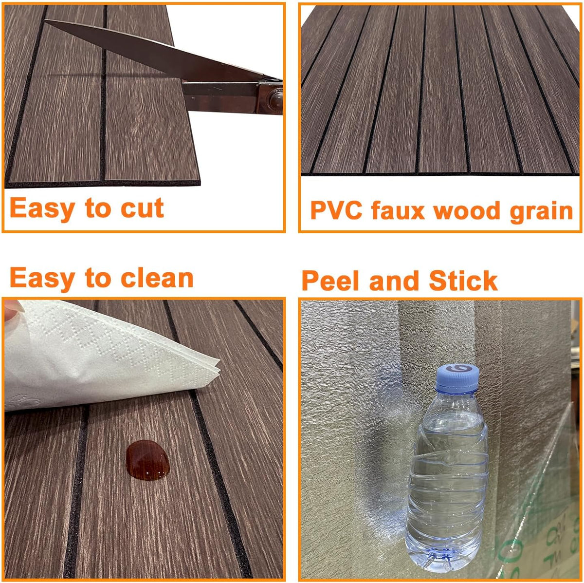 Peel & Stick 3D Wood Acoustic Wall Panel