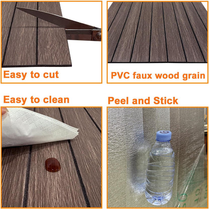 Peel & Stick 3D Wood Acoustic Wall Panel