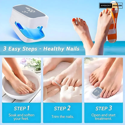 Nail Fungus Cleaning Device With LED Display Pro