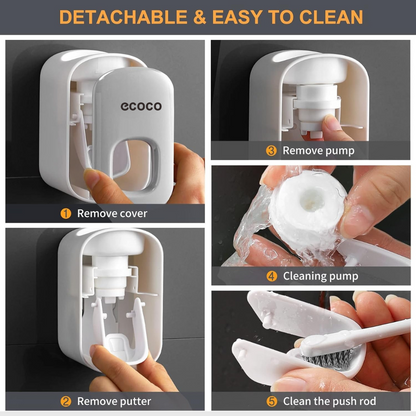 Wall Mounted Toothpaste Dispenser
