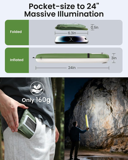 Inflatable Solar Camping Lantern