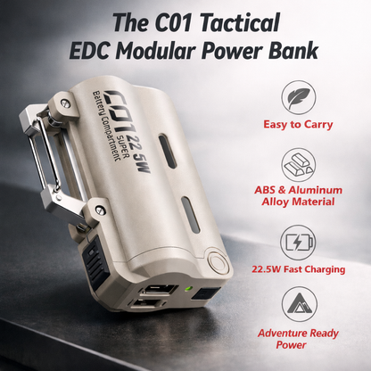 Fast Charging Carabiner Clip Power Bank