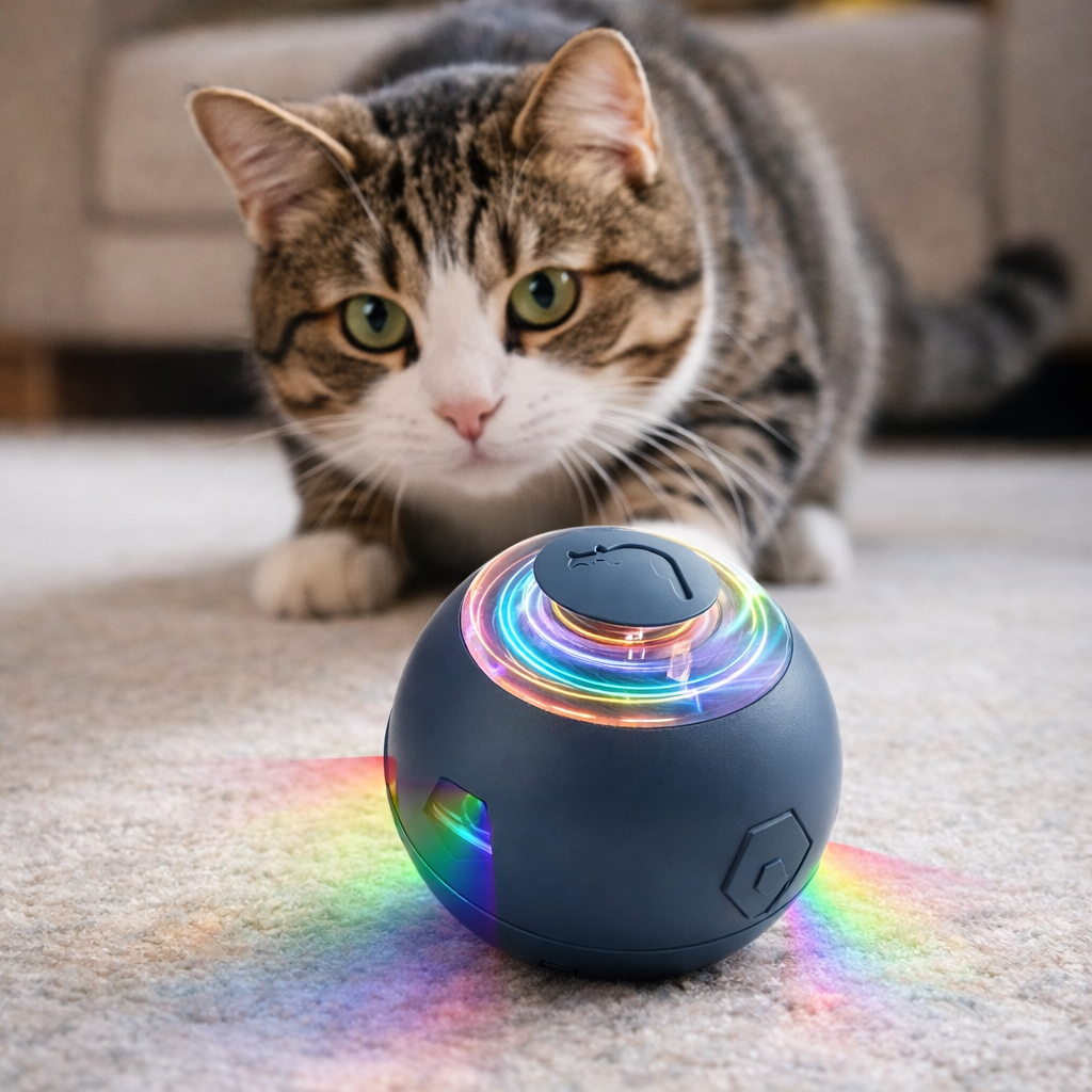 Smart Rechargeable Interactive Pet Ball