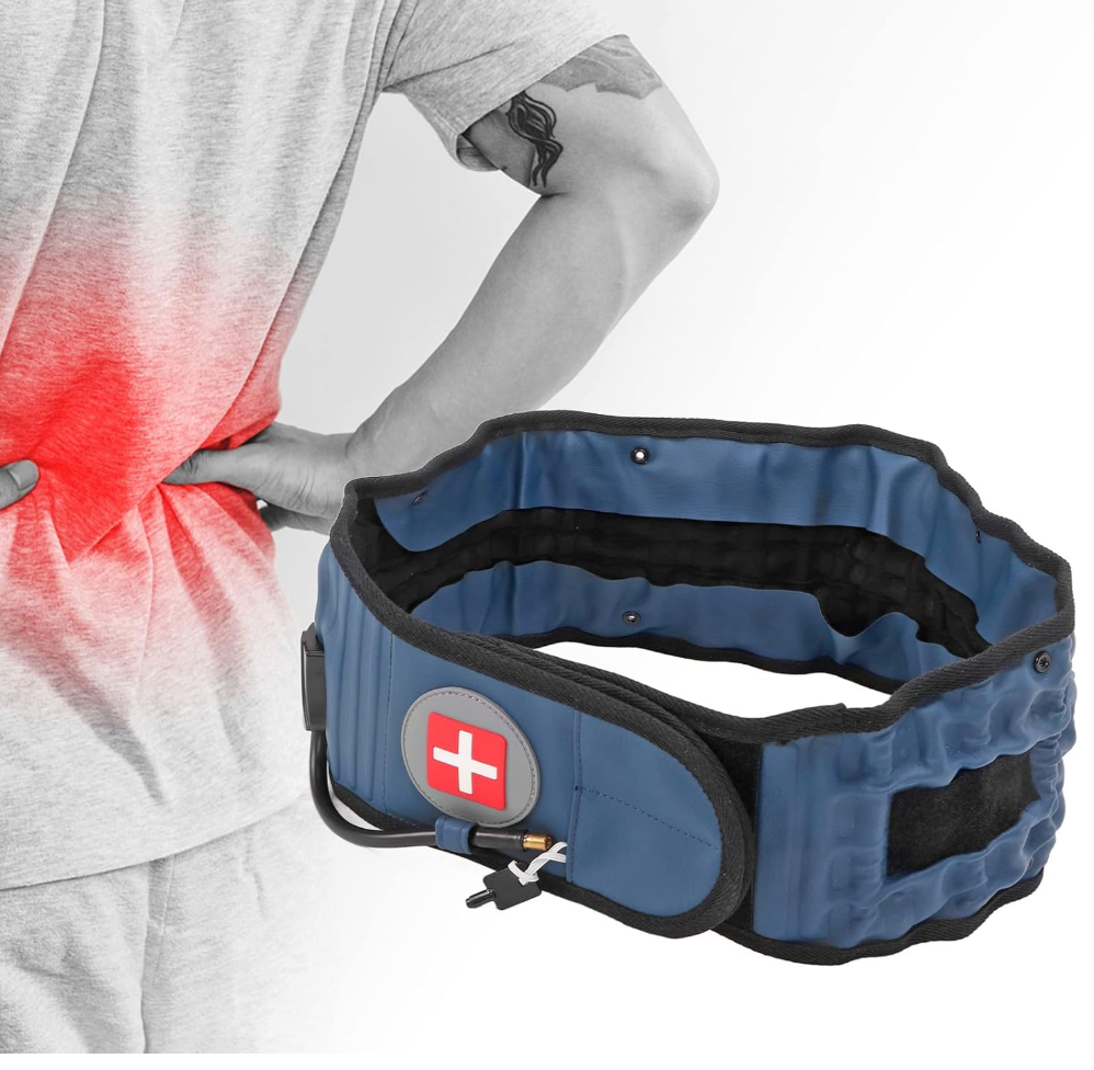 Inflatable Spinal Decompression Traction Belt With Pump