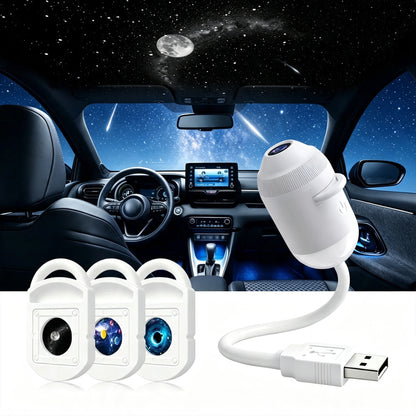 2 In 1 Mini Galaxy Projector (3 Films Included)