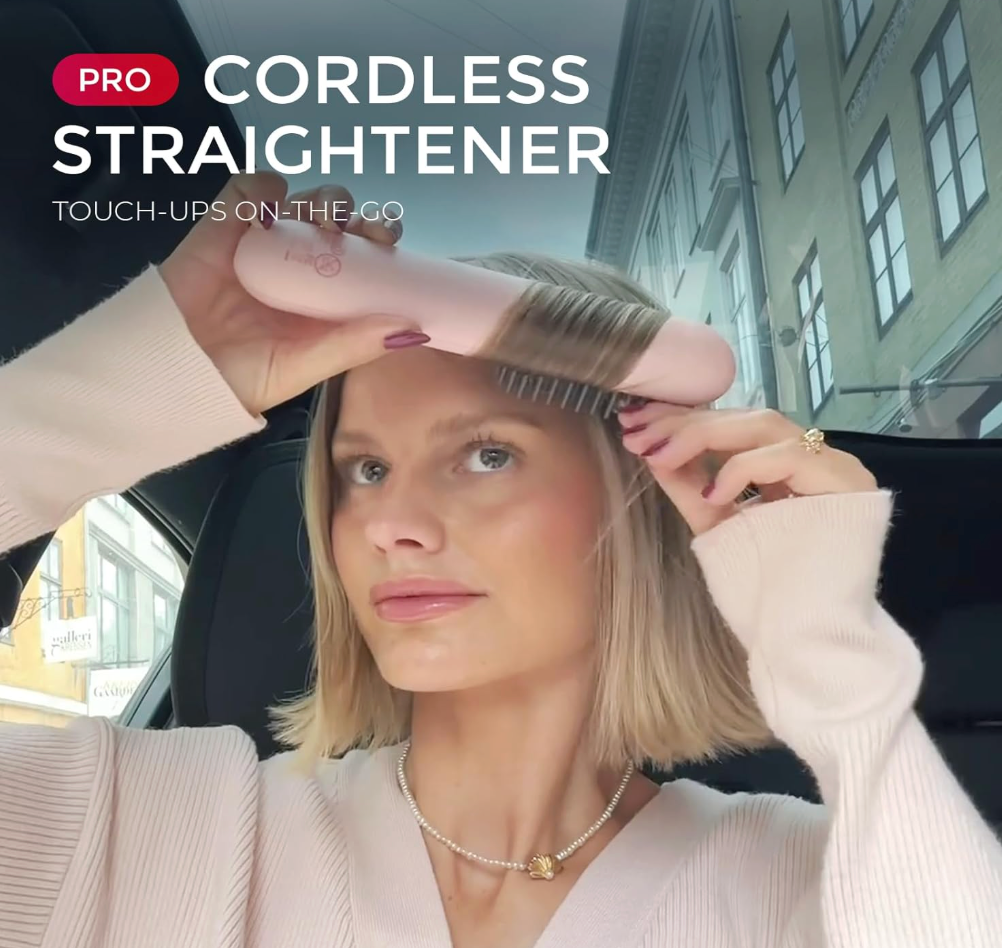 Cordless Hair Straightener Brush