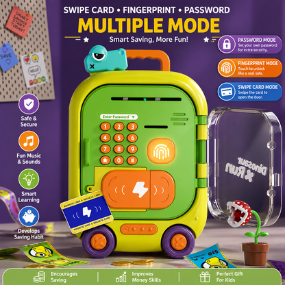 Kids ATM Machine Toy With Fingerprint Password