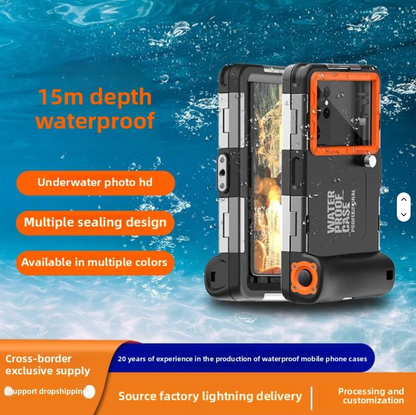 Universal Waterproof Mobile Case for Diving & Swimming