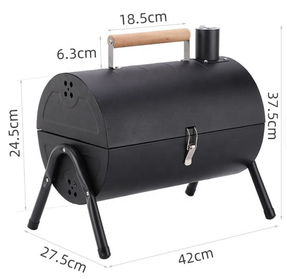 Portable Folding Dual-Sided Charcoal BBQ Grill