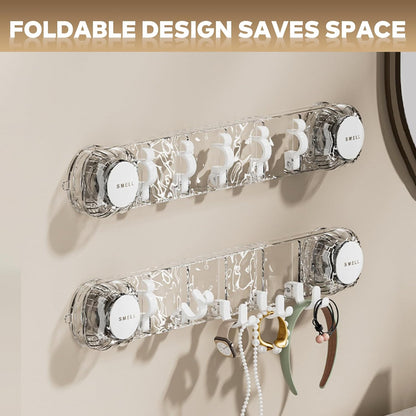 Wall-Mounted Rotating Suction Hooks