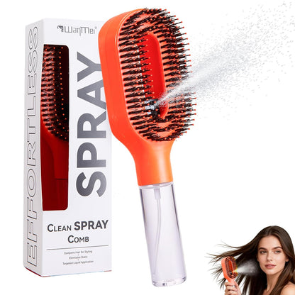 2-in-1 Hair spray Brush With Bottle