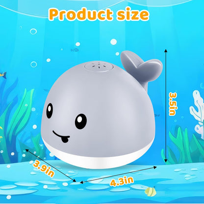 Magical LED Whale Bath Sprinkler Toy