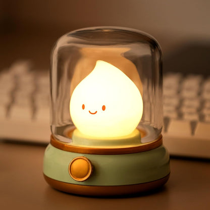 Cute Kerosene LED Night Lamp
