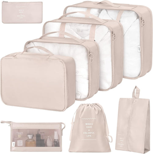 8 Pcs Travel Organizer Set
