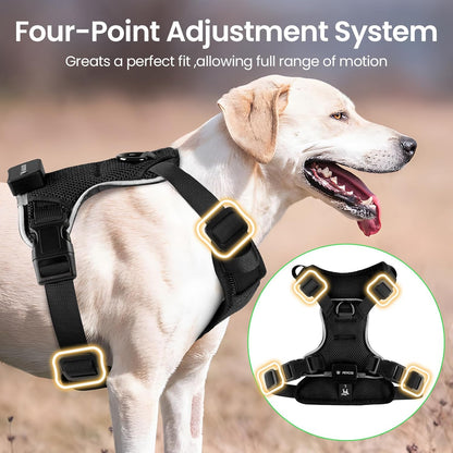 Anti-Pulling Dog Harness with LED Night Light