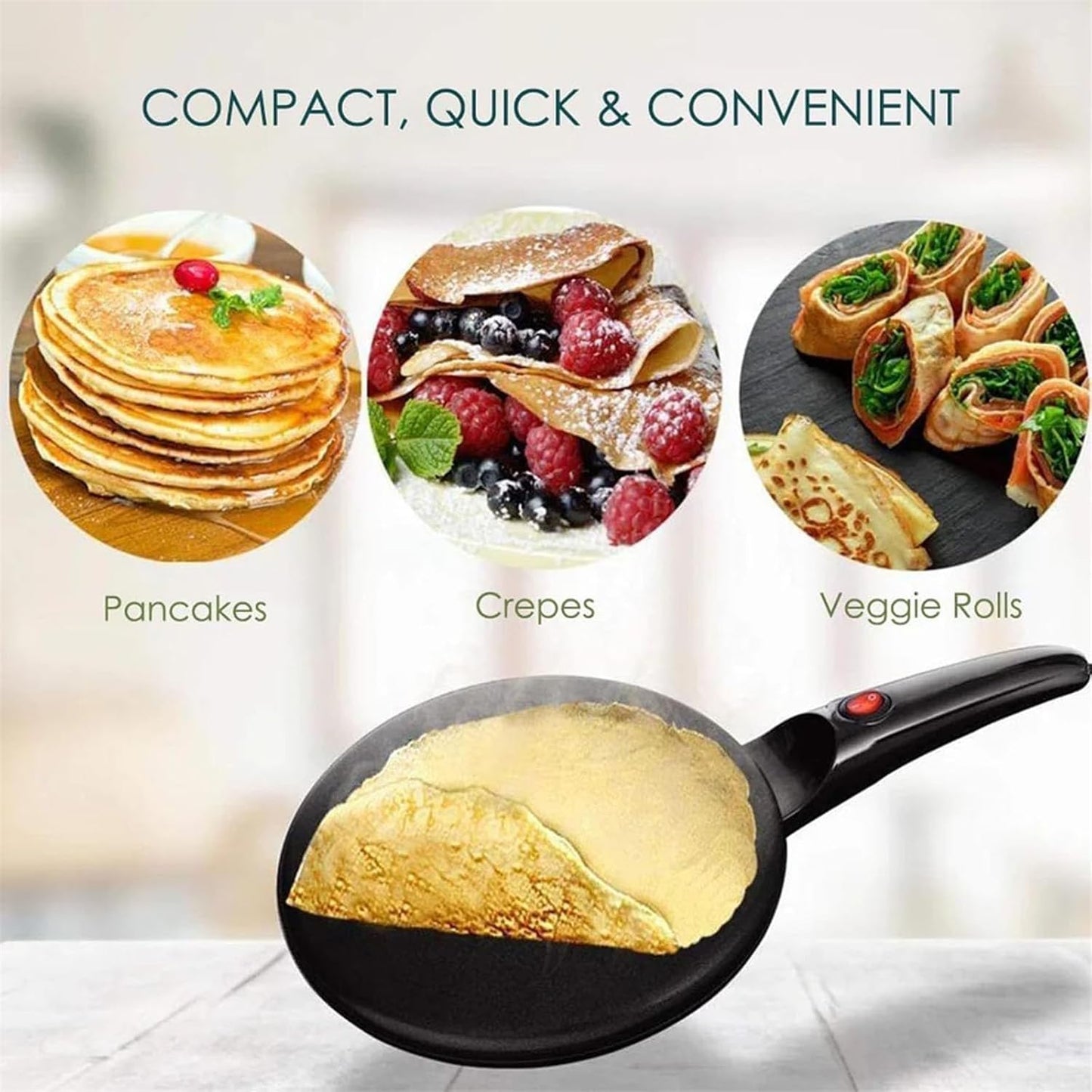 Non-Stick Electric Pancake Maker