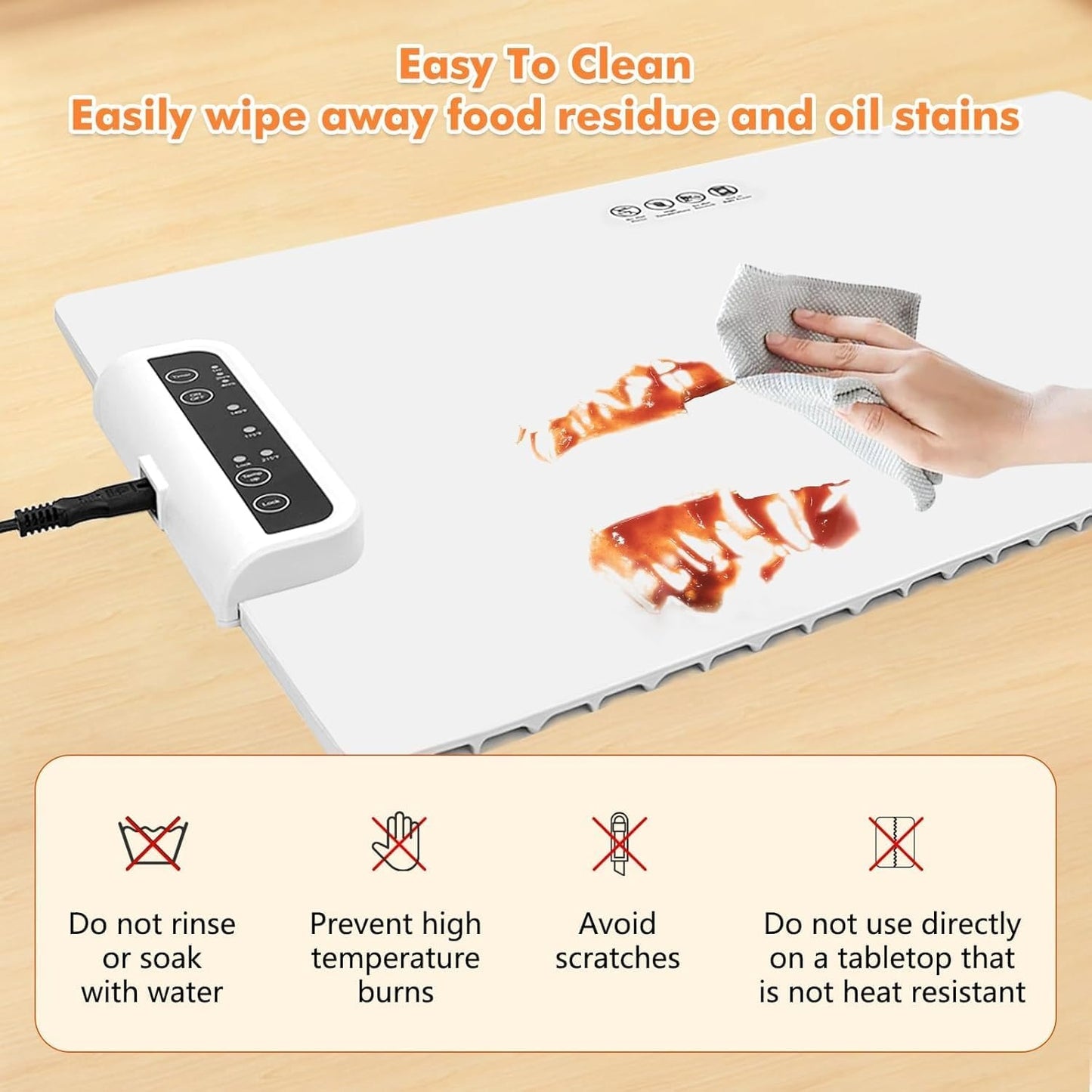 Portable Electric Food Warming Mat