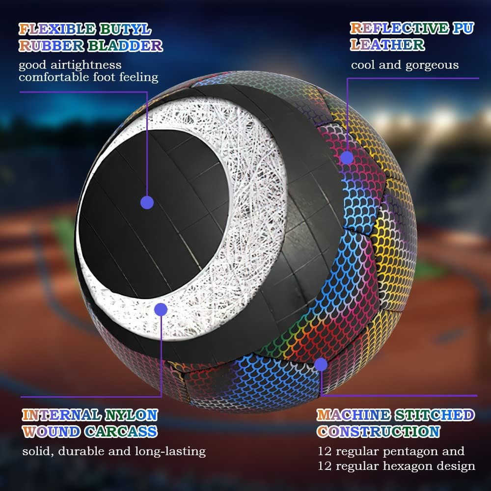 Holographic Glow in the Dark Football