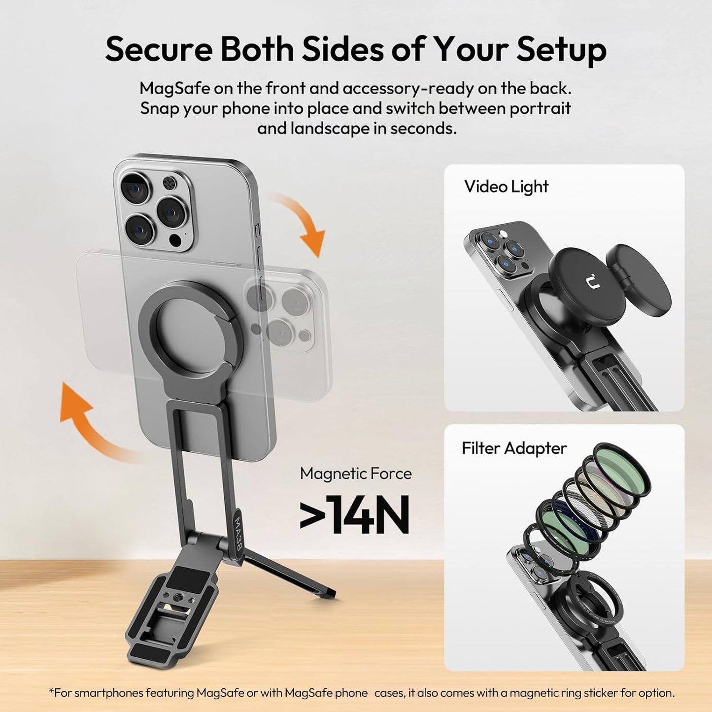 ABS Mini Tripod Pocket Cell Phone Stand