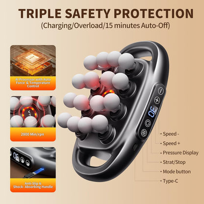 16 Head - Deep Tissue Body Muscle Massager