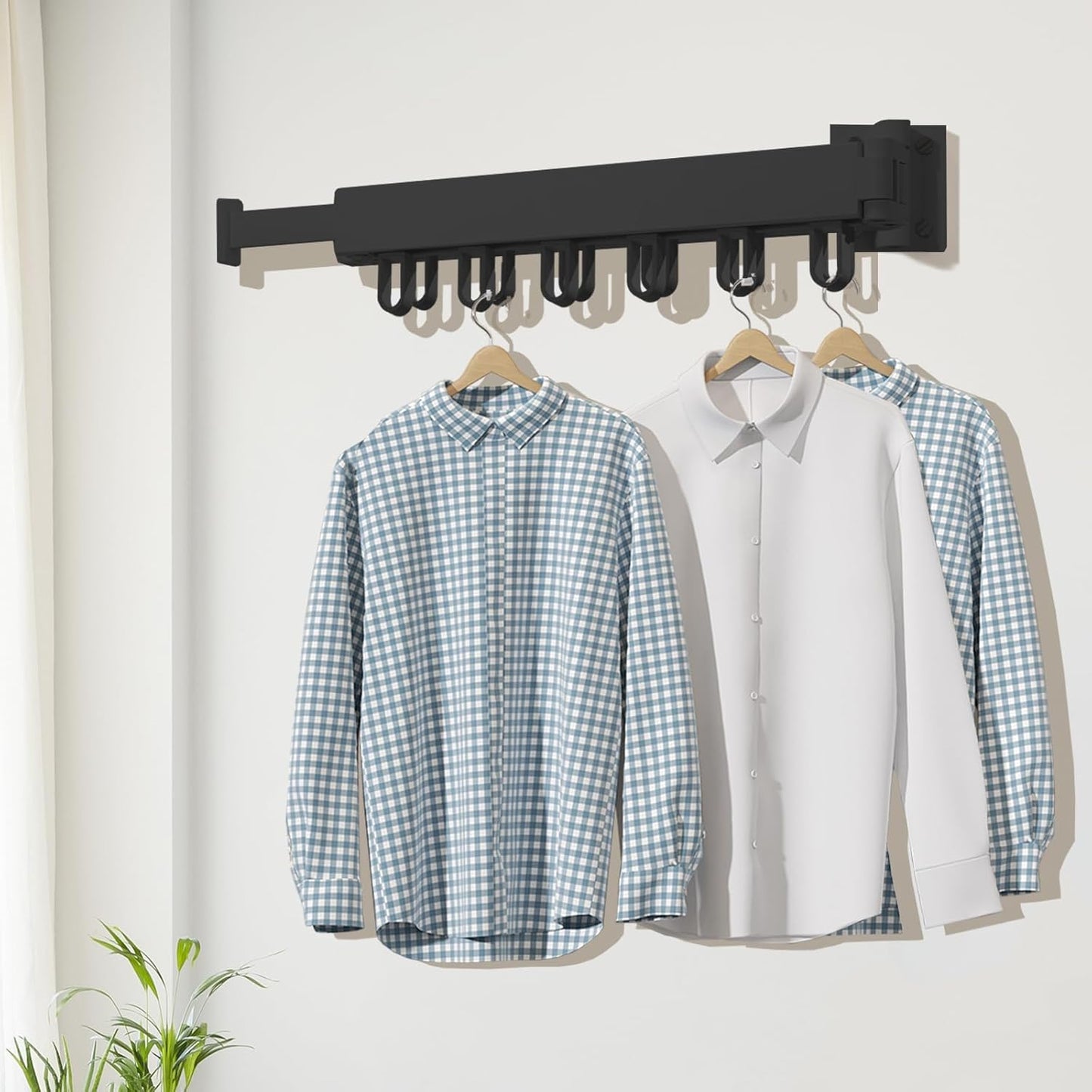 Wall Mounted Retractable Drying Rack