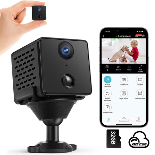 Wireless WIFI Night Vision Camera With Two-Way Audio System