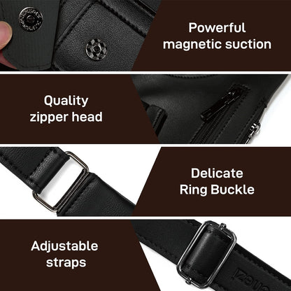 Multifunctional Underarm Satchel Zipper Bag