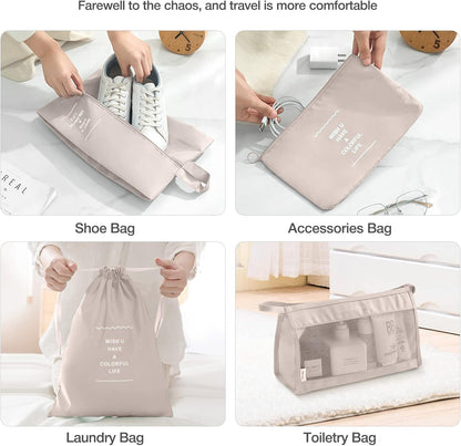 8 Pcs Travel Organizer Set
