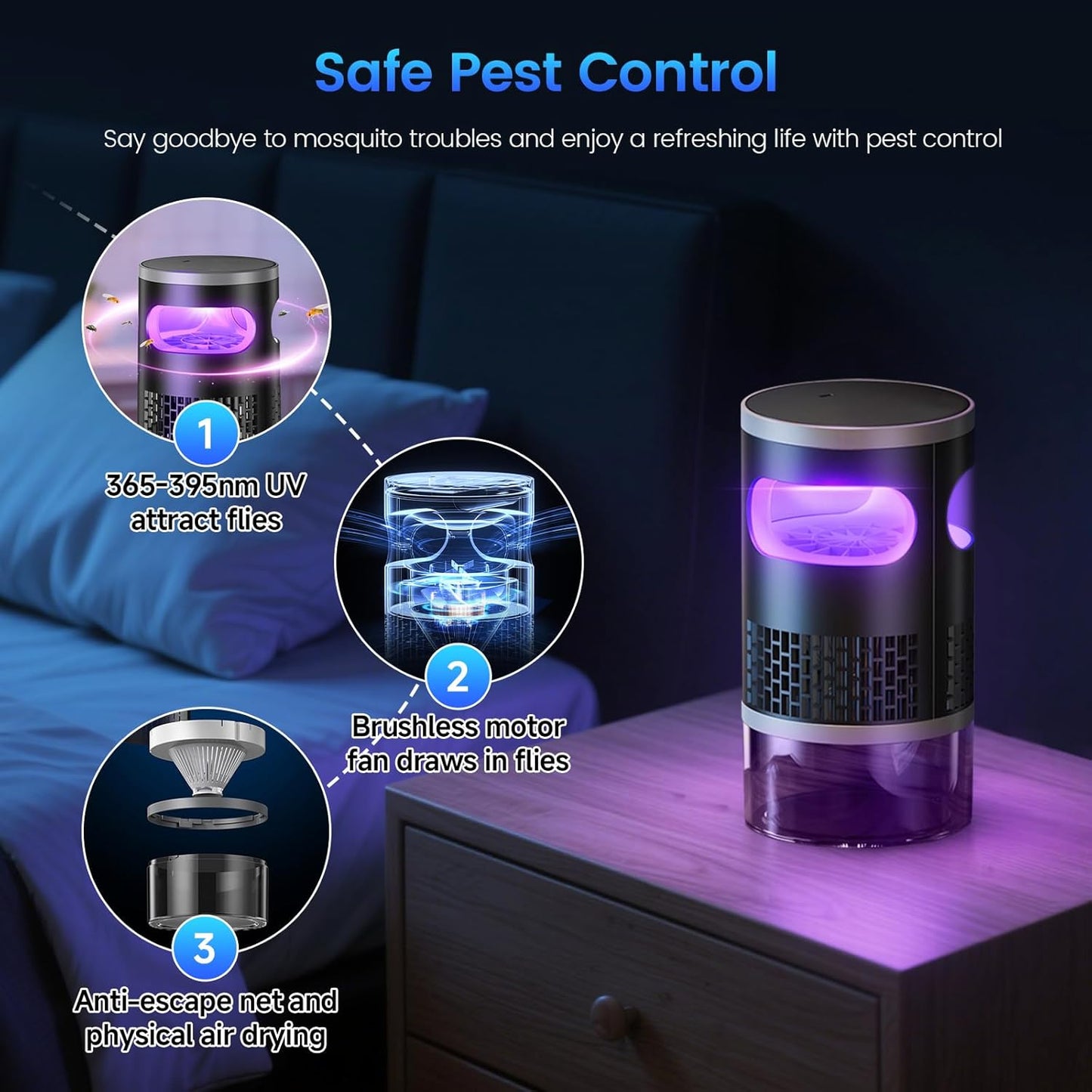 Automatic Electric Mosquito Killer Trap