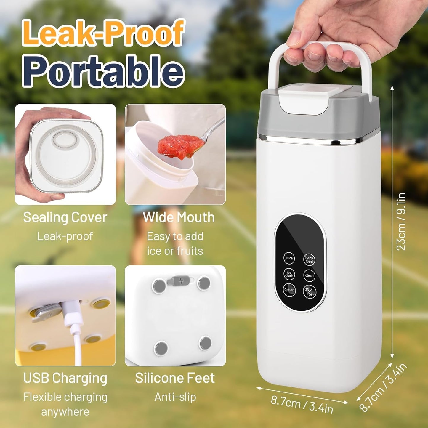 Mini Wireless Rechargeable Blender