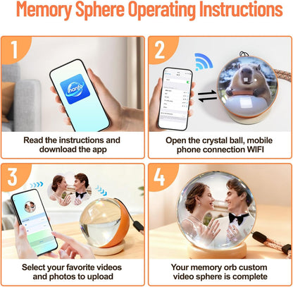 Video Player Crystal Memory Ball