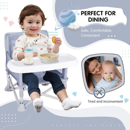 Foldable Baby Camping Chair with Tray