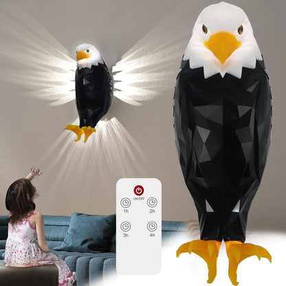 Eagle Magnetic Wall Night Light with Remote Control