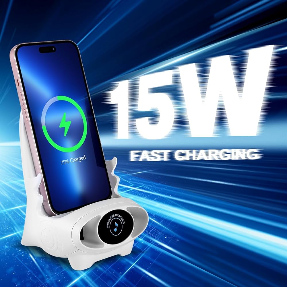 Mini Chair Wireless Fast Charger With Speaker