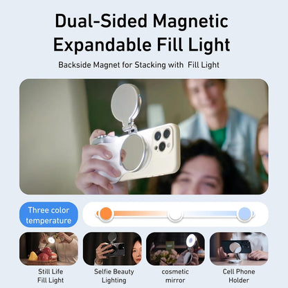 Magnetic Phone Grip with Detachable Remote