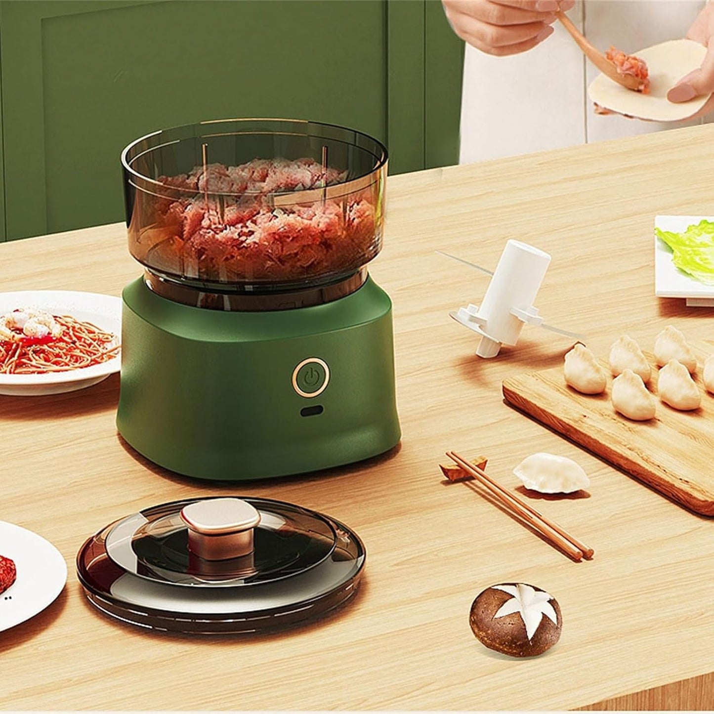 Electric Mini Portable Food Chopper & Grinder